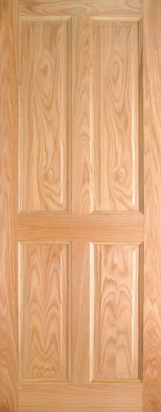 lawrence 4 panel oak door